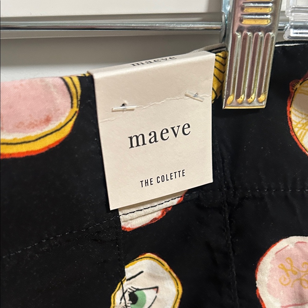 Anthropologie Maeve Cropped Collette Printed Ladies Pants NWT - Picture 6 of 11
